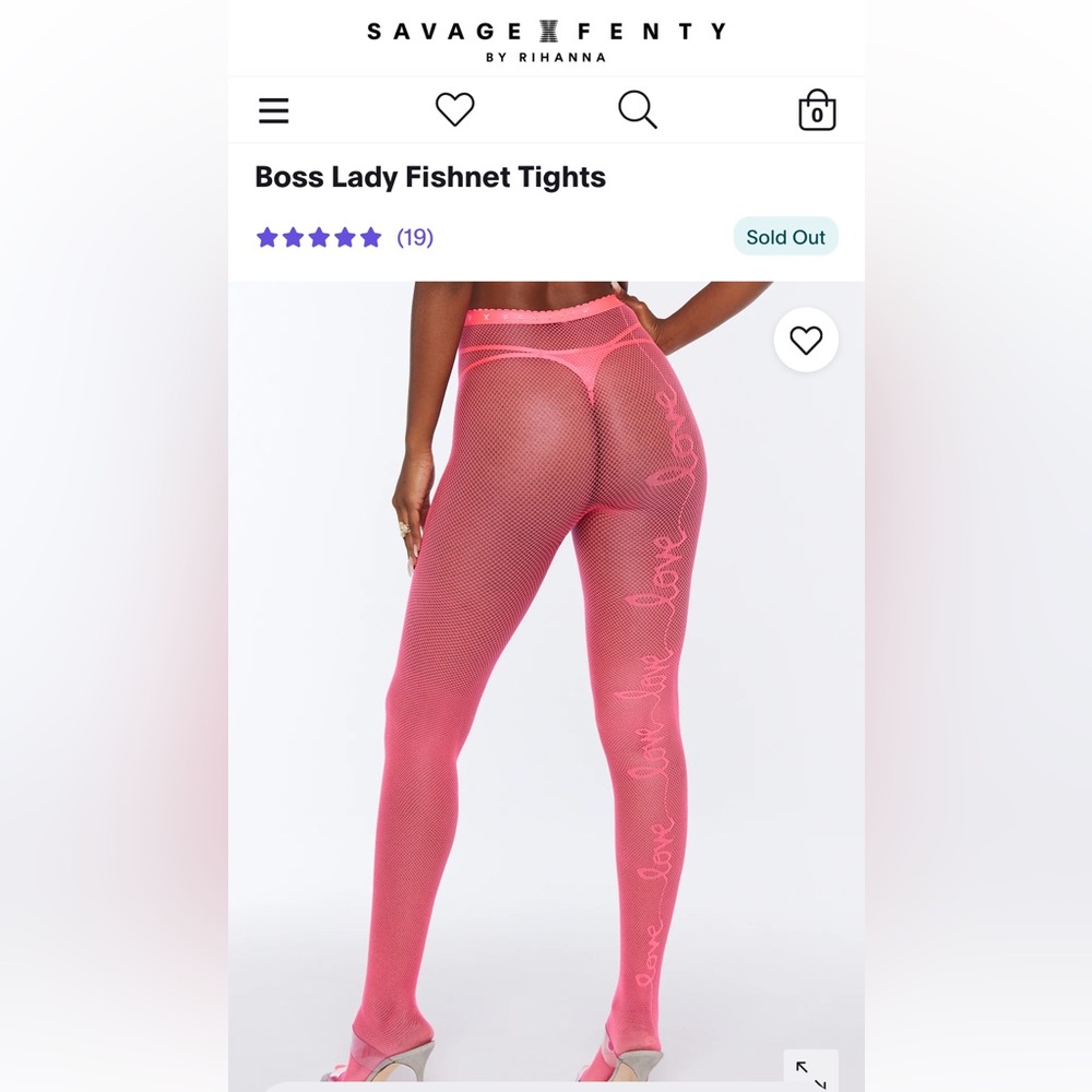 Savage x Fenty Pink Lingerie Set